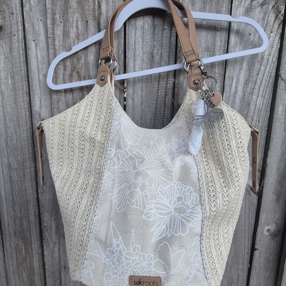 Sakroots Cream and Tan Women's Bag
